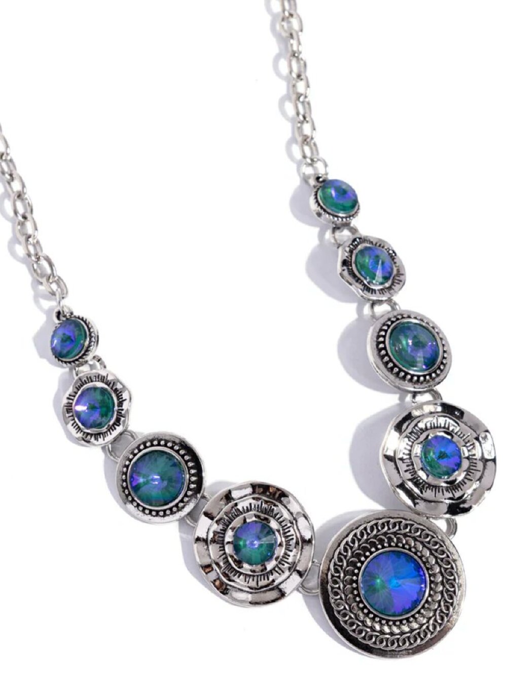 Paparazzi Treasure Chest Couture Green Necklace & Earrings Set